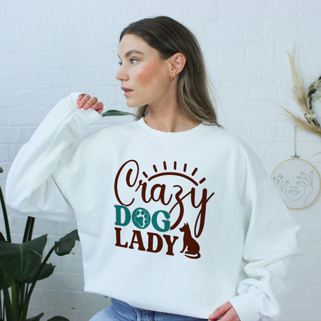 Crazy Dog Lady Adult Sweatshirt