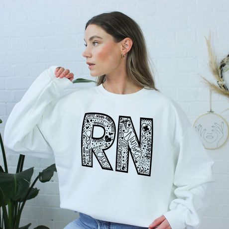 RN Nurse Adult Sweatshirt