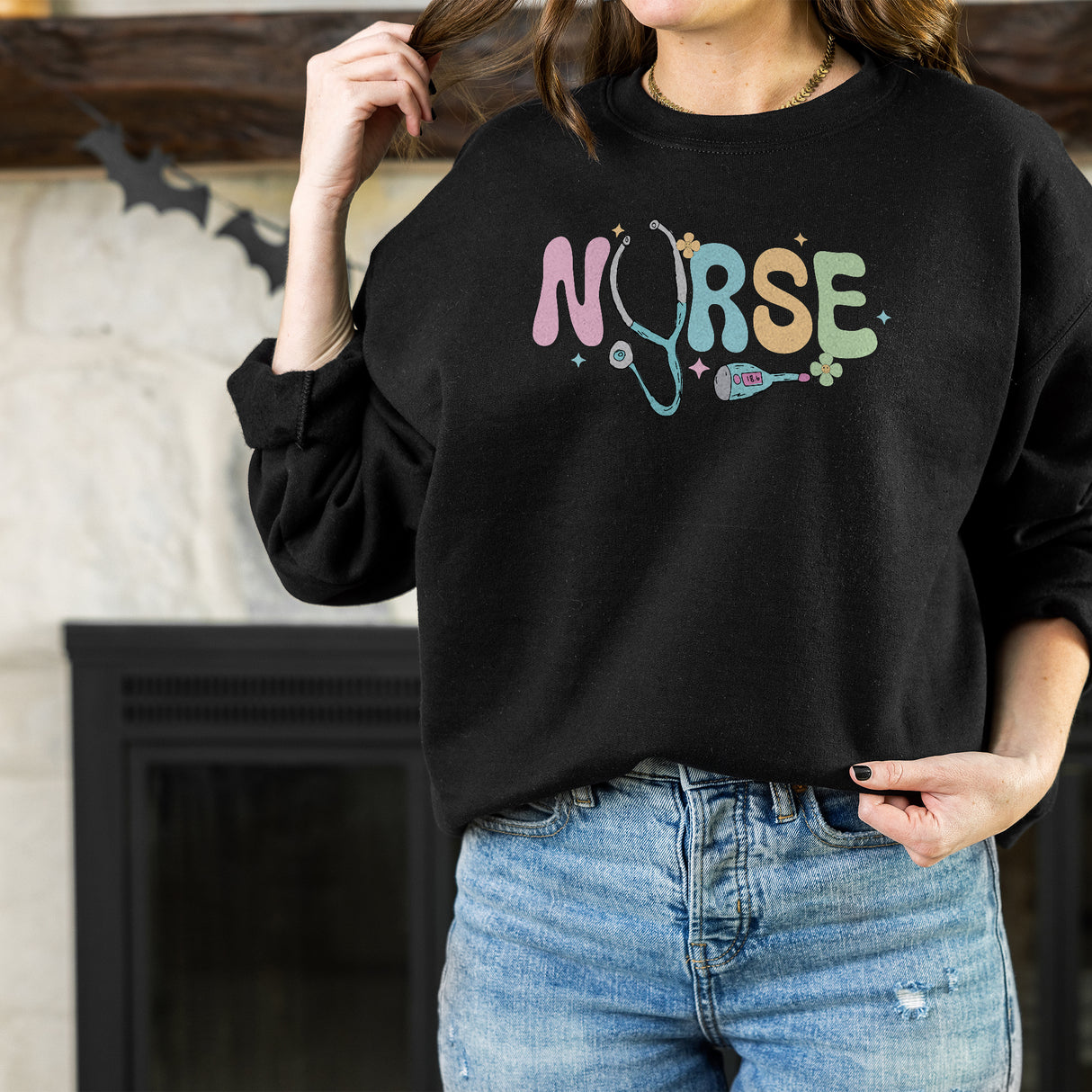 Nurse Stethoscope Unisex Adult Sweatshirt