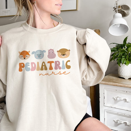 Pediatric Nurse Adult Sweatshirt