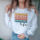 Teacher Life Adult Sweatshirt