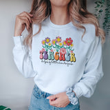 Helping Little Minds Grow Adult Sweatshirt