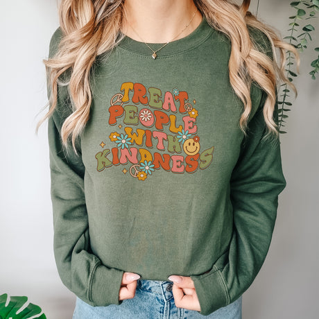 Treat People With Kindness Adult Sweatshirt