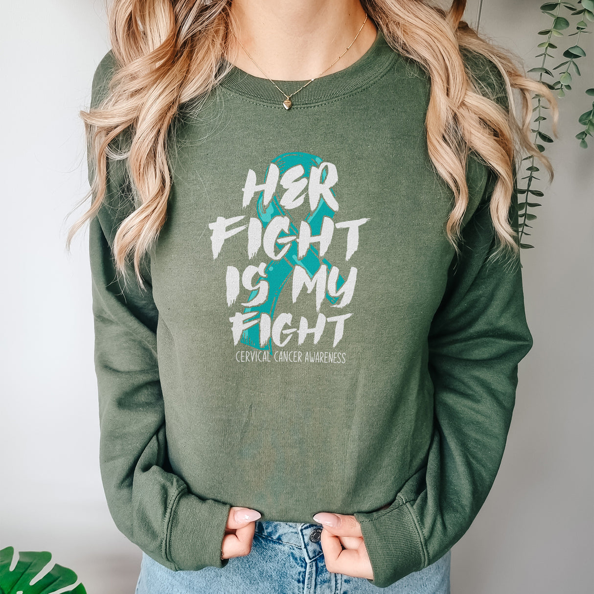 Her Fight Is My Fight Adult Sweatshirt