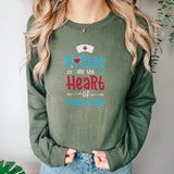 Nurses Are The Heart Of Healtcare Adult Sweatshirt