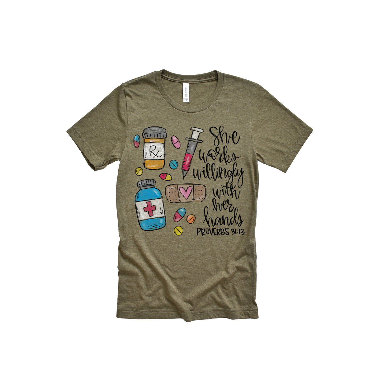 She Works Willingly With Her Hands Unisex Adult T-Shirt