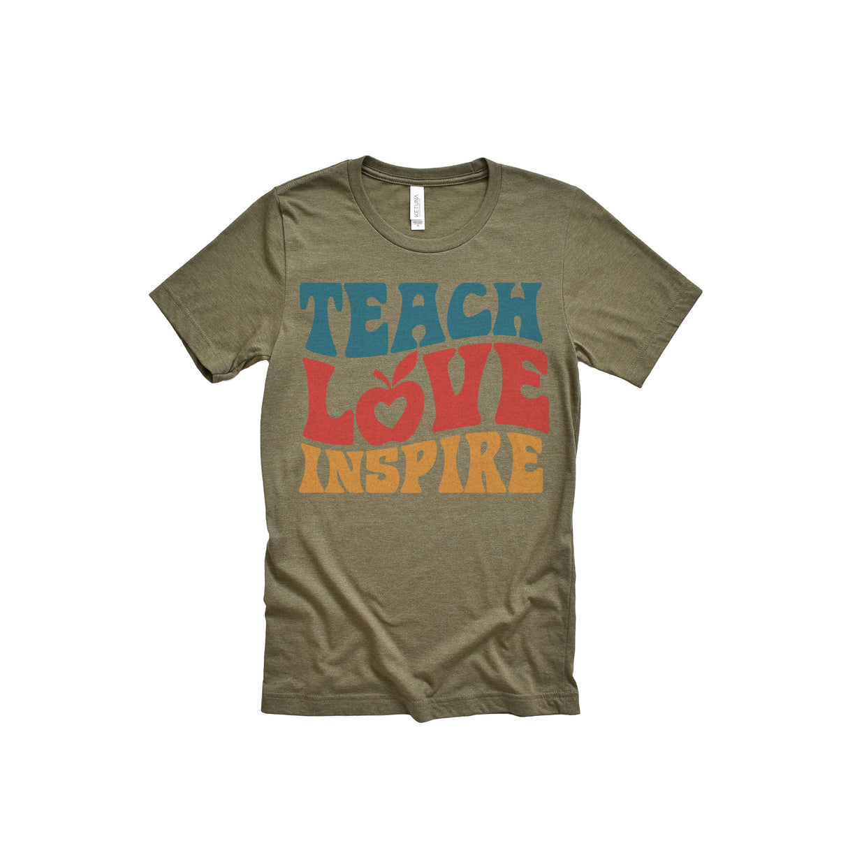 Teacher Love Inspire Adult T-Shirt