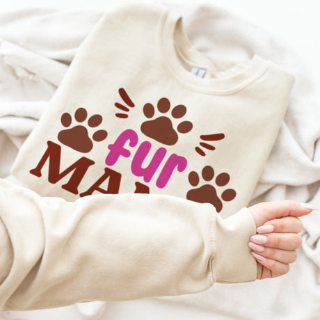 Fur Mama Adult Sweatshirt