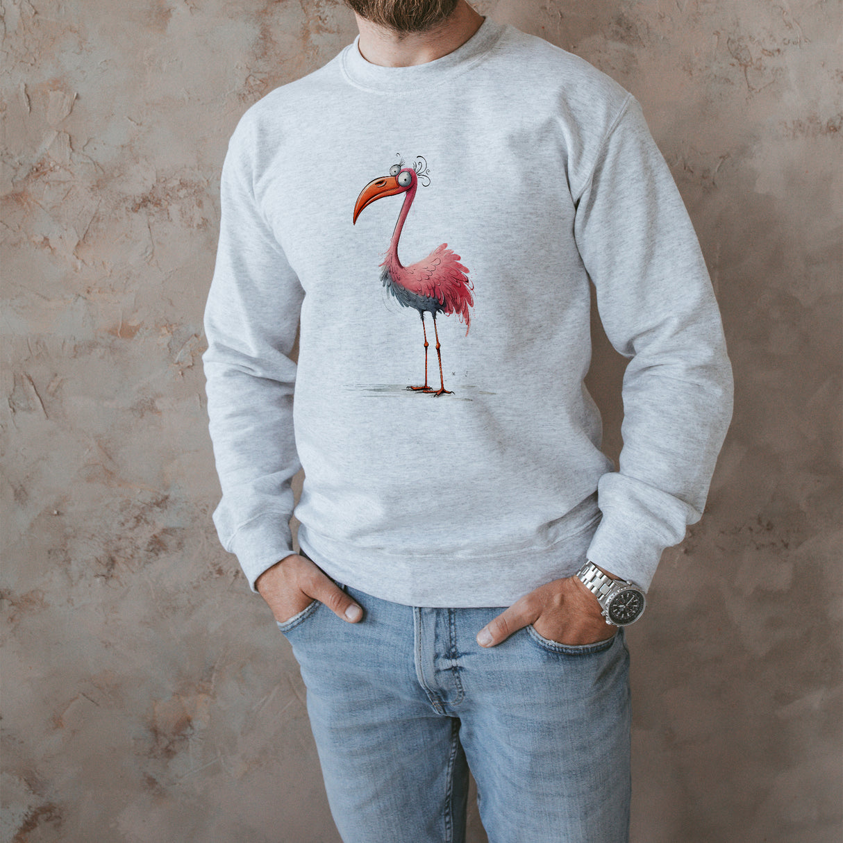 Flamingo Unisex Adult Sweatshirt