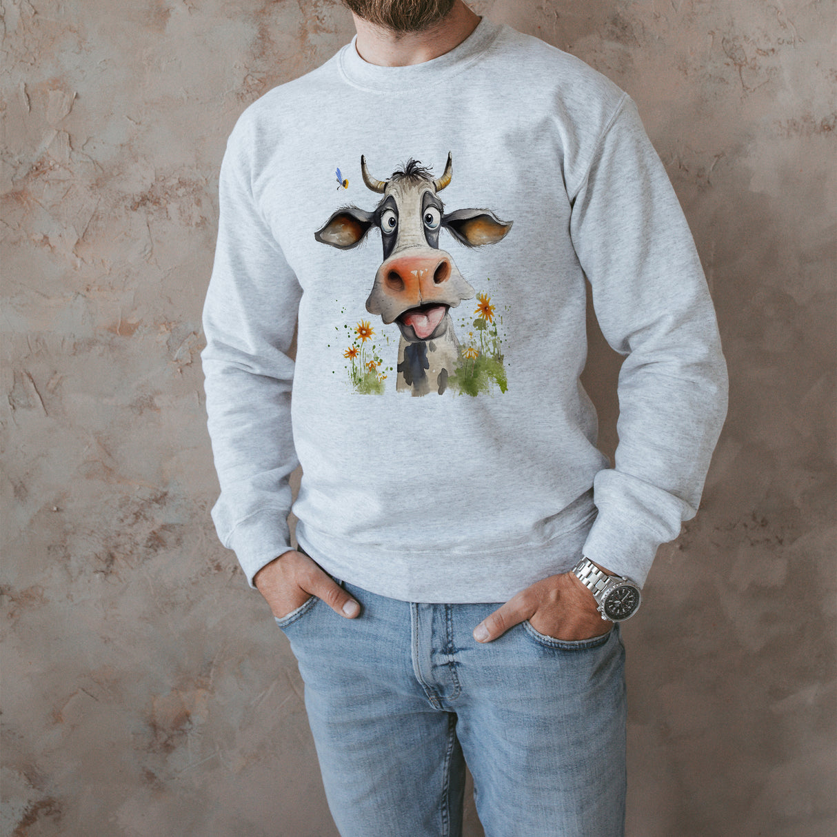 Cow Adult Unisex Sweatshirt