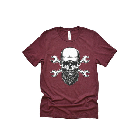 Mechanic Engineer Skull Unisex Adult T-Shirt