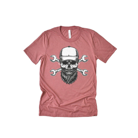 Mechanic Engineer Skull Unisex Adult T-Shirt