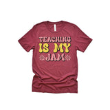Teaching Is My Jam Adult T-Shirt