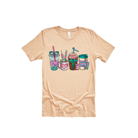 Coffee Lover Nurse Adult T-Shirt