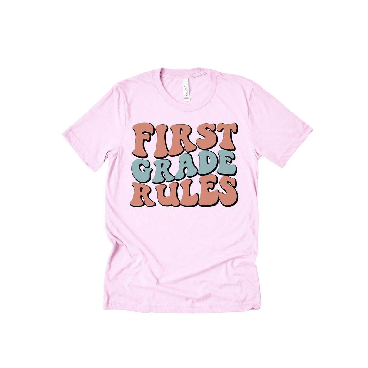 First Grade Rules Adult T-Shirt