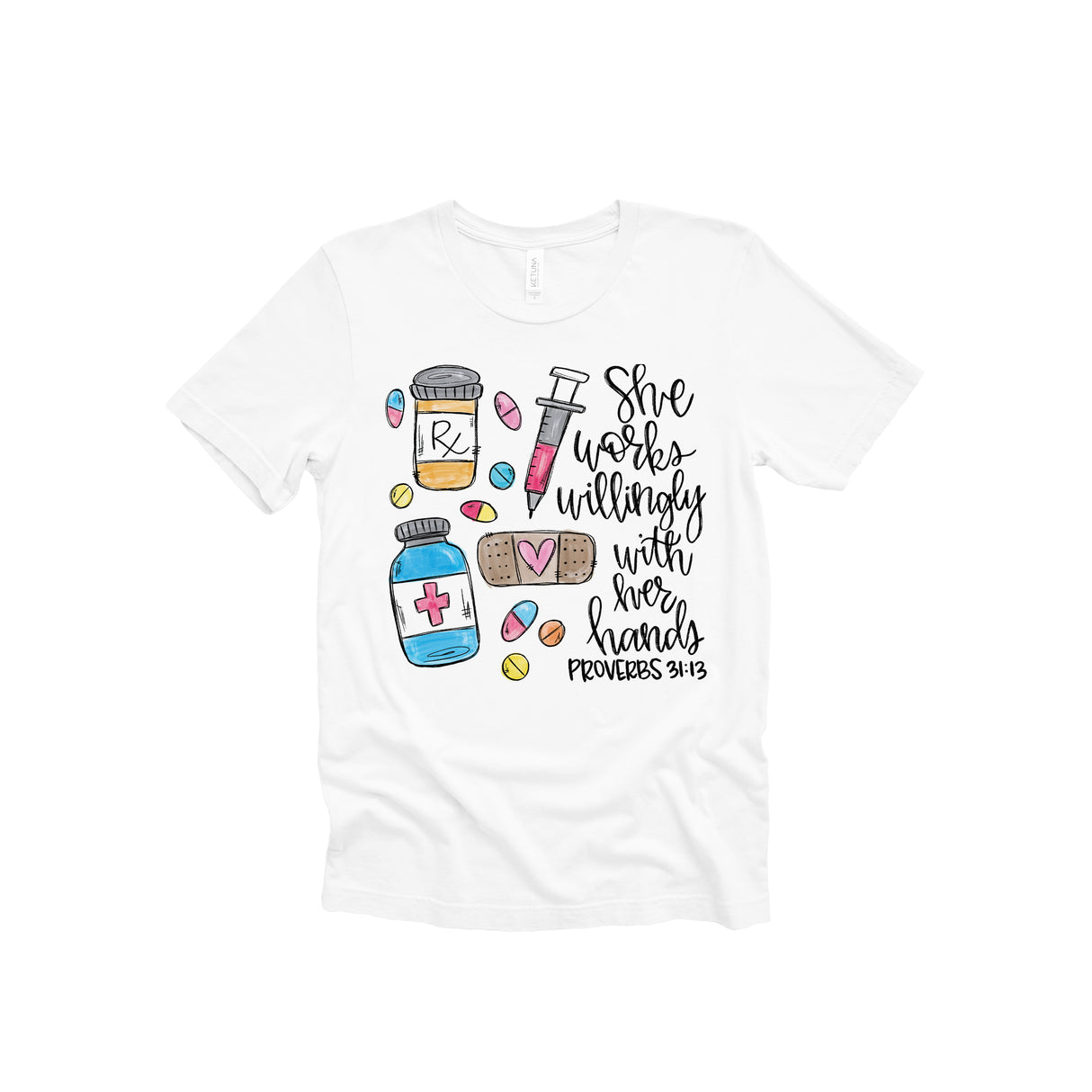 She Works Willingly With Her Hands Unisex Adult T-Shirt