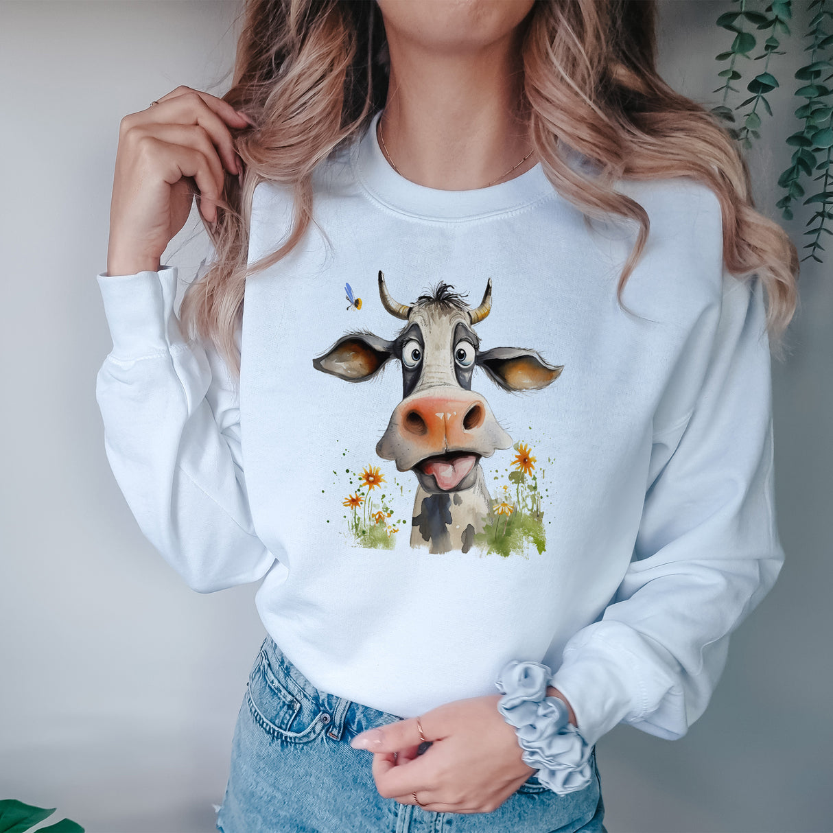 Cow Adult Unisex Sweatshirt