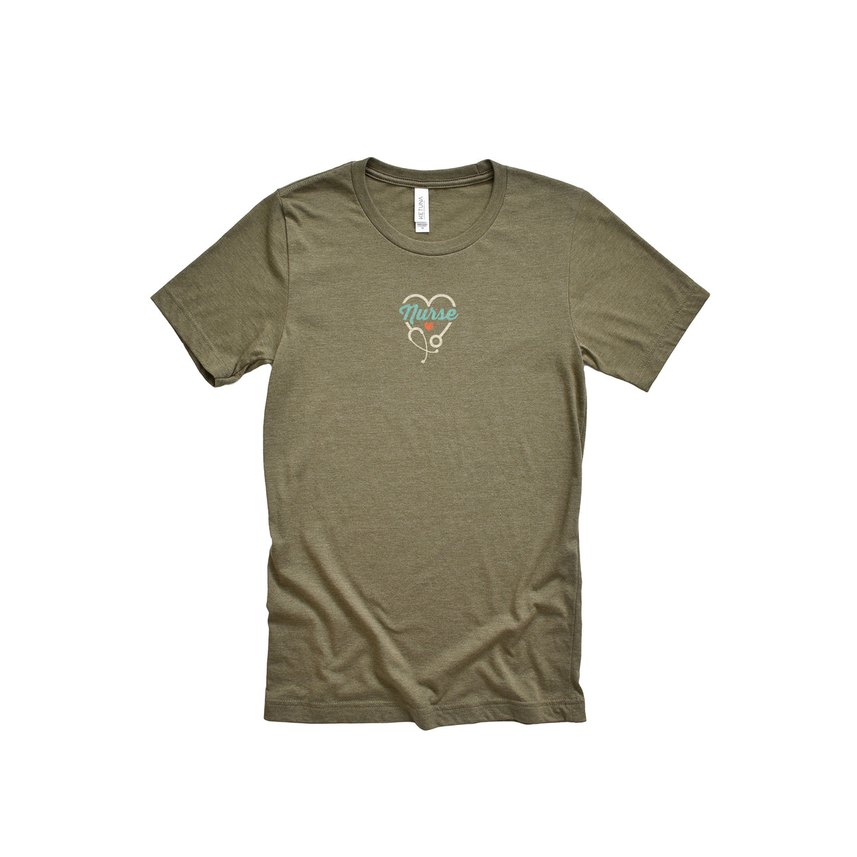 Stethoscope Heart Nurse Unisex Adult T-Shirt