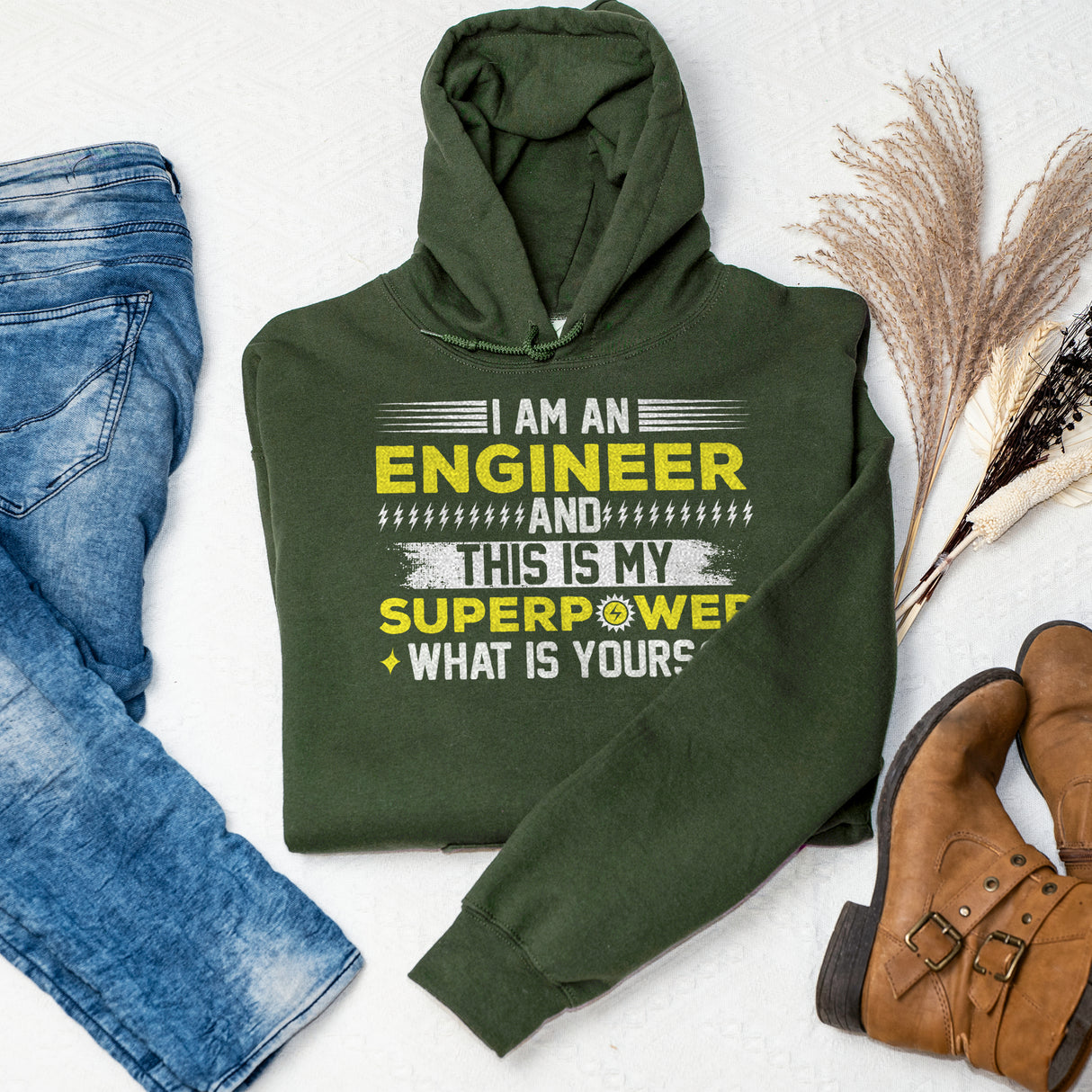 I Am An Engineer This Is My Superpower What Is Yours Adult Sweatshirt
