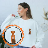 Azawakh Dog Embroidery Adult Unisex Sweatshirt