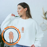 Savanna Goat Embroidery Adult Unisex Sweatshirt