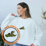 Lazy Dragon Adult Embroidery Sweatshirt