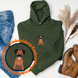 Border Terrier Dog Adult Embroidery Unisex Sweatshirt
