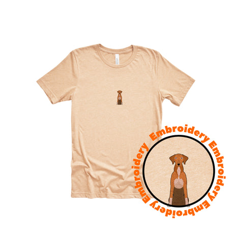 Azawakh Dog Embroidery Adult Unisex T-Shirt