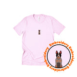 Australian Cattle Dog Embroidery Adult Unisex T-Shirt